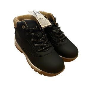 NWT Gap Kids Trail Sneaker Boots Size 10 Black Tan Hiking